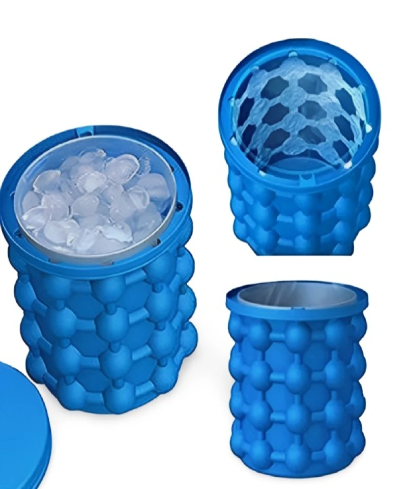 Ice Genie Ice Cube Maker Space Saving Soft Silicone in Pakistan