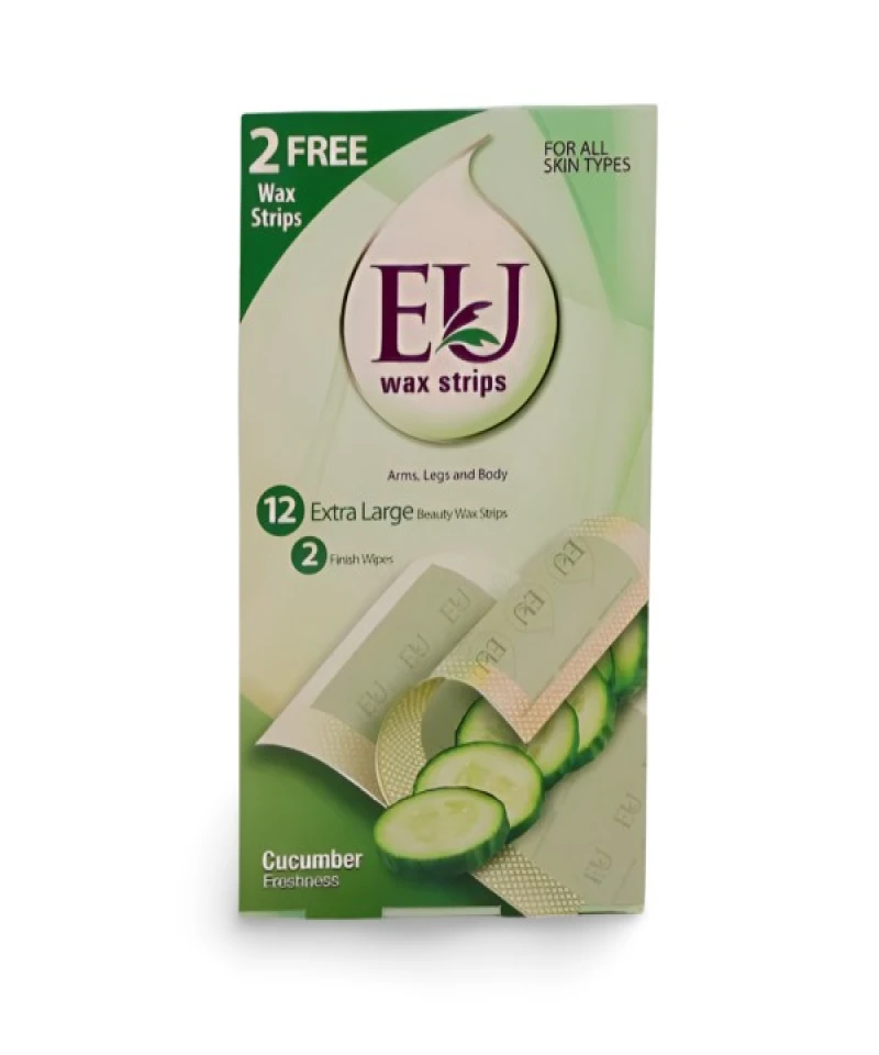 EU Wax Strips For All Skin Type - Cucumber Freshness
