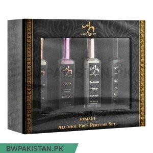 Wasim Badami Alcohol Free Jawahir + Joodi + Saraab + Sultan Perfume Set