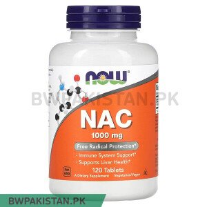 NOW Foods, NAC, 1,000 mg, 120 Tablets in Pakistan