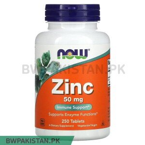 NOW Foods, Zinc, 50 mg, 250 Tablets in Pakistan