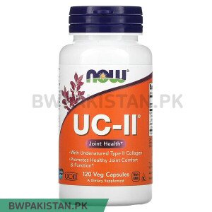 NOW Foods, UC-II Joint Health with Undenatured Type II Collagen, 120 Veg Capsules in Pakistan