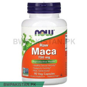 NOW Foods, Maca, Raw, 750 mg, 90 Veg Capsules in Pakistan