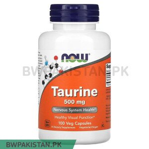 NOW Foods, Taurine, 500 mg, 100 Veg Capsules in Pakistan