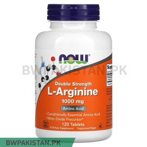 NOW Foods, L-Arginine, Double Strength, 1,000 mg, 120 Tablets in Pakistan