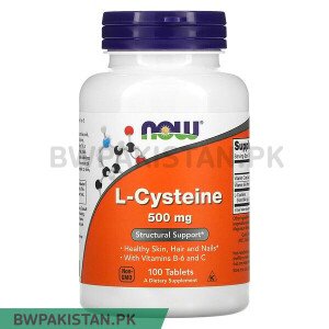 NOW Foods, L-Cysteine, 500 mg, 100 Tablets in Pakistan