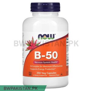 NOW Foods, B-50, 250 Veg Capsules in Pakistan