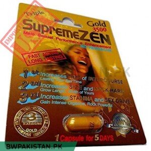 Buy SupremeZen Gold Male Enhancement Pills #1 Energy Boosting Sex Pills (2 Pack) In Pakistan